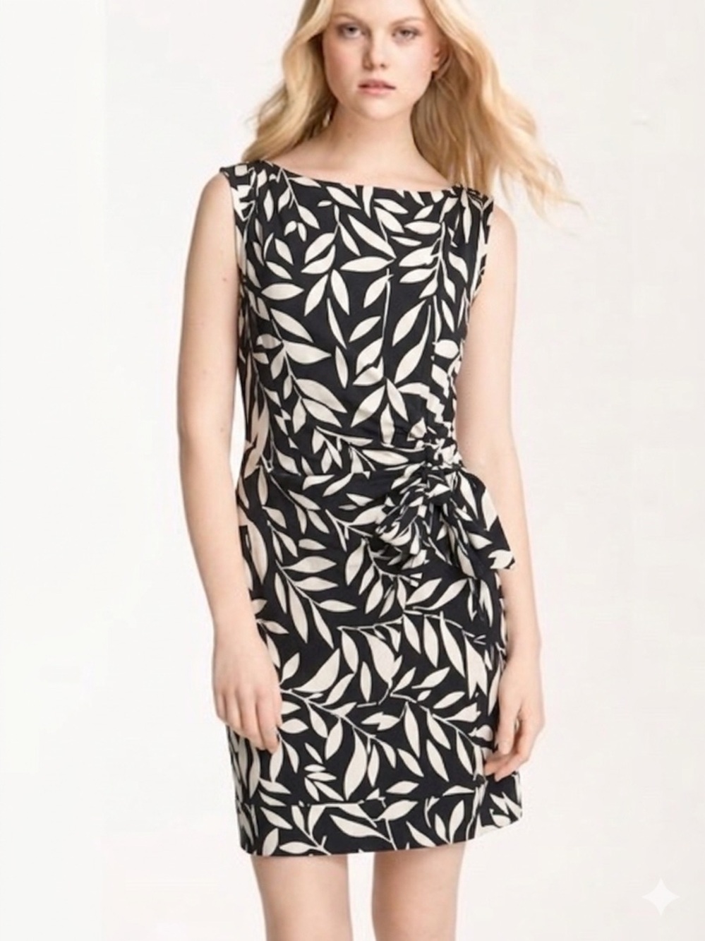 Diane Von Furstenberg 100% Silk New Della Sleeveless Wrap Dress 12 Office Career